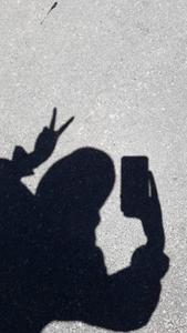 Girl Shadow Peace Sign Instagram Profile instagram profile wallpaper
