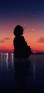 Girl Silhouette iPhone 12 iphone 12 wallpaper