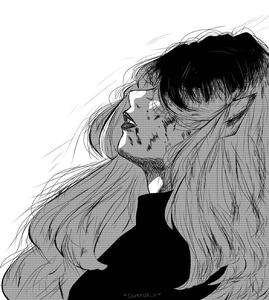 Girl Sketch Sad PFP sad pfp wallpaper