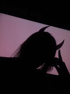 Girl With Devil Horns PFP Aesthetic pfp aesthetic wallpaper