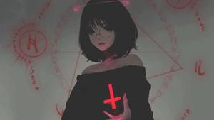 Girl With Glasses Dark Aesthetic Anime Pfp dark aesthetic anime pfp wallpaper