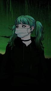 Girl With Mask PFP Aesthetic pfp aesthetic wallpaper