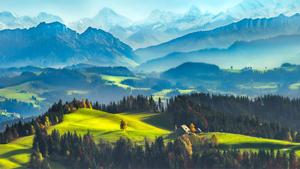Glamorous Mountain Nature View nature wallpaper