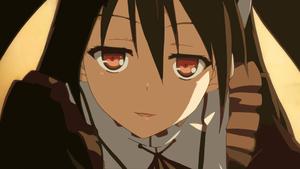 Glaring Girl with Mysterious Blue Eyes animated wallpaper