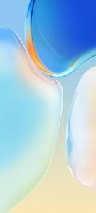 Glassy Gradient Blobs Vivo Y20 vivo y20 wallpaper