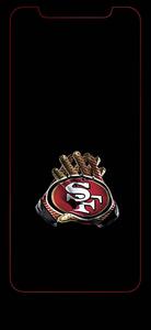 Gloves 49ers SF Logo In Black Wallpaper