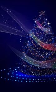 Glowing Christmas Tree IPhone christmas iphone wallpaper