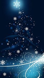 Glowing Snowflakes Christmas IPhone christmas iphone wallpaper