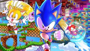 Go Faster Than The Speed of Light With Sonic! sonic wallpaper