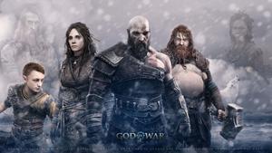 God of War - Kratos and Atreus battling against evildoers god of war wallpaper