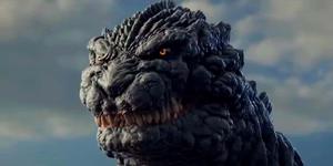 Godzilla Close-Up With Sky Background Picture godzilla wallpaper