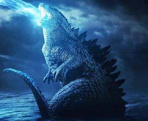 Godzilla Neon Blue Laser Beam In The Ocean Picture godzilla wallpaper