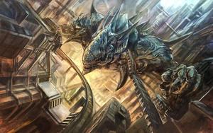 Godzilla Resurging from the Depths of the Ocean godzilla wallpaper