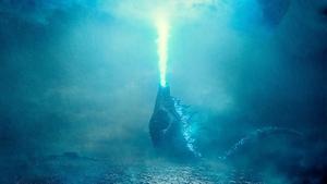Godzilla Unleashing His Powerful Atomic Breath godzilla wallpaper