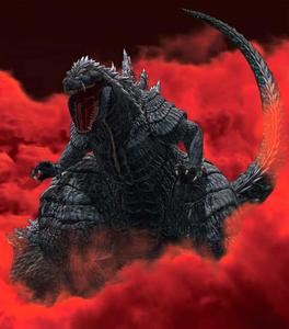 Godzilla With Red Smoke Picture godzilla wallpaper