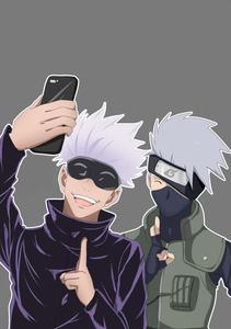Gojo And Kakashi Picture Wallpaper