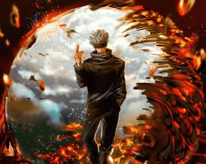Gojo Satoru conquering Jujutsu Kaisen's Curse jujutsu kaisen wallpaper