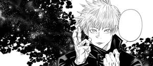Gojo Satoru stands triumphant in Jujutsu Kaisen jujutsu kaisen wallpaper