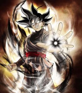 Goku Black, the Super Saiyan God from Dragon Ball Super goku black wallpaper