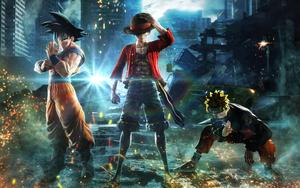 Goku Luffy Naruto Desktop 4K desktop 4k wallpaper
