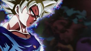 Goku prepares to take on a powerful new enemy in Dragon Ball Super dragon ball super wallpaper