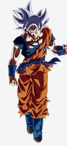 Goku taking on the powerful Ultra Instinct form goku ultra instinct wallpaper