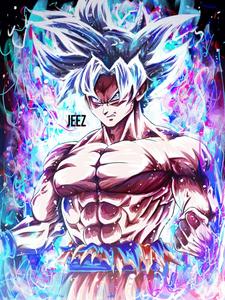 Goku unleashes his Ultra Instinct in all its majesty goku ultra instinct wallpaper