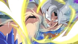 Goku unleashes Ultra Instinct to reach a new peak of power goku ultra instinct wallpaper
