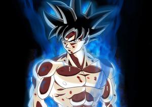 Goku unleashing his Ultra Instinct goku ultra instinct wallpaper
