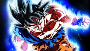 Goku Unlocks Unprecedented Power - Super Saiyan Blue Kaio-Ken Wallpaper