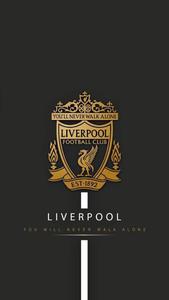 Gold And Black Liverpool FC Logo liverpool wallpaper