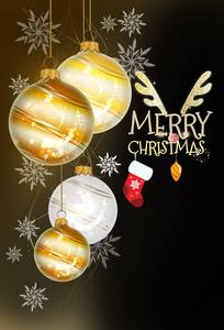 Gold Christmas Balls IPhone christmas iphone wallpaper