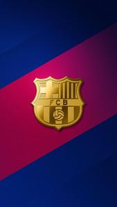 Gold Red Barcelona FC Logo barcelona wallpaper