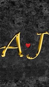 Golden AJ Name name wallpaper