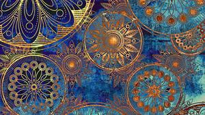 Golden Mandala Art art wallpaper
