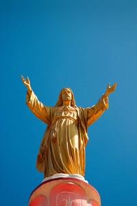 Golden Statue Jesus Phone jesus phone wallpaper