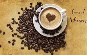 Good Morning Coffee Heart good morning wallpaper