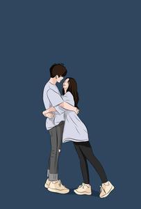 Graphic Art Cute Couple In Love love cute couple wallpaper