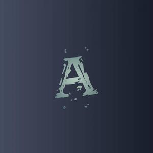 Gray Letter A Display name wallpaper