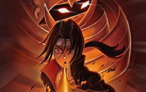 Great Fireball Technique Anime Itachi PFP itachi pfp wallpaper