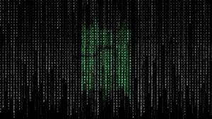 Green Code Technology matrix wallpaper
