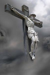 Grey Cross Statue Jesus Phone jesus phone wallpaper