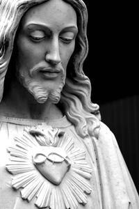 Grey Statue Jesus Phone jesus phone wallpaper