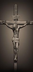 Greyscale Cross Jesus Phone jesus phone wallpaper