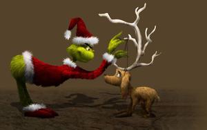 Grinch With Dog grinch wallpaper
