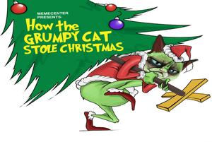 Grumpy Cat Grinch Funny Meme funny meme wallpaper