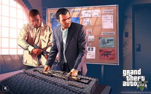 GTA 5 Michael And Franklin gta 5 wallpaper