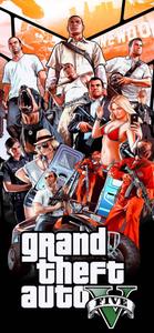 GTA 5 Poster Collage gta 5 wallpaper