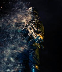 Gunman Graphic Art gun wallpaper