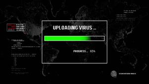Hacker Uploading Virus hacker wallpaper